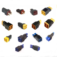 2PCS Deans T Plug EC3 EC5 XT60 XT90 Parallel Serial Adapter Lipo Battery Converter Connector Plug DIY RC Model accessories