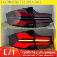 Rear Lights For BMW X5 E70 X6 E71 2007-2013 LED Tail Lights Car Styling Tail Lamp DRL Brake Reverse Lamp Automotive Accessories