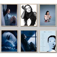 Singer Poppy Empty Hands Hot Album Vintage Posters Sticky Whitepaper Sticker DIY Room Bar Cafe Room Wall Decor