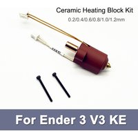 Hotend For Ender 3 V3 KE Ceramic Heating Block Kit Nozzle Hot End Sock for Creality Ender 3V3 KE Hotend Upgrade Accessories