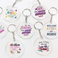 Super Atsem Printed Acrylic Keychains Thank You My Atsem Key Ring Teacher's Day Gift Trendy Acrylic Key Chains for Atsem