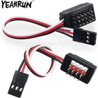 YEAHRUN JR Male Plug Cable Switch Panel System Turn On/Off Controller Module 1 TO 4, 1 TO 5 for RC Model Car Boat Parts