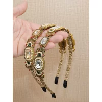 Baroque Fashion Hairband Crystal Stone Hair Hoop Headbands Designer Hairband Girls Hair Accessories for Women
