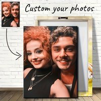 Maßgefertigte Leinwand-Wandkunst Gerahmt, Druck Ihrer Lieblingsfotos, Personalisierte Fotos, Kunstfotos, Familienfotos, Freunde-Fotos
