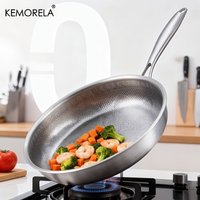 Titanium Peacock Pattern Frying Pan Non-stick Titanium Crystal Coating, Zero Coating, Suitable for All Stovetops Dishwasher Safe