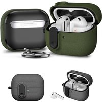 Security Lock Case For Samsung Galaxy Buds 3 Pro Shockproof Cover For Samsung Galaxy Buds 3 Earphones Protective Shell With Hook