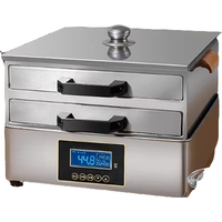 Home Use Rice Noodle Roll Machine, 304 Stainless Steel Electric Rice Steamer, Intelligent Small Breakfast Maker for Kitchen