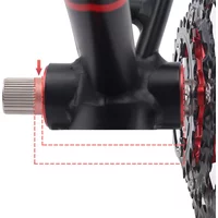 2 Pcs Bicycle Bottom Bracket Axle Washer Spacer Adapter For Shimano For GXP 24mm Cycling Integrated Hollow Tooth Disc Washer
