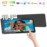 10.3-inch 1920X720 high-definition IPS touch screen portable, with HDMI and Type-C interfaces, suitable for PC/laptop/PS3/4/Xbox