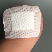 12/25pcs Large Size Hypoallergenic Non-woven Medical Adhesive Wound Dressing Band Aid Bandage Large Wound First Aid 6*7cm