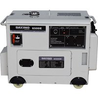 Super Silent 5KW 8KW Generator Electric Start IP23 Water-Cooled 0.8 Efficiency Portable Power For Home Backup Camping