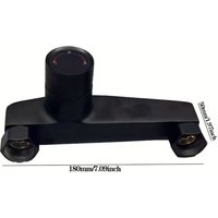 Modern Bathroom Faucet - Wall-Mounted Bathtub/Shower Mixer Tap with Hot & Cold Control, Concealed Valve, Matte Black Finish for
