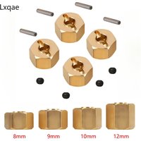 8/9/10mm Metal Brass Heavier Wheel Hex Hub for 1/10 RC Crawler Axial SCX10 90046 RR10 RGT 86100 MST UTB18