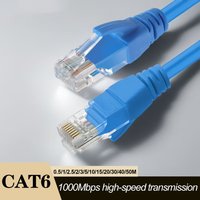 Ethernet Cable Cat6 Lan Cable UTP CAT 6 RJ 45 Network Cable Supports Cat6 Network Standar Gigabit high-speed Network Cable
