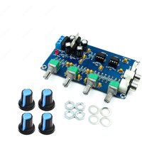 XH-M164 NE5532 Stereo Pre-amp Preamplifier Tone Board Audio 4 Channels Amplifier Module 4CH CH Control Circuit Telephone Preamp