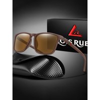 AliExpress LOISRUBY Luxury Square Polarized Cycling Sunglasses UV400 Male Vintage Eyewear Men Women Fashion Travel Driving Fishing Windproof Glasses