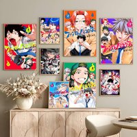 Japanese anime P-Phantom busters Classic Vintage Posters Decoracion Painting Wall Art White Kraft Paper Kawaii Room Decor