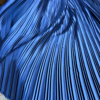 Soft Pleated Fabric for Matte Glossy Dress Dance Costume Designer Clothing Diy Sewing Fabrics Material By The Yard Cloth