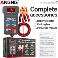 ANENG BT-171 12V Multifunctional Battery Testers Auto Repair Industry Detection with LED Reverse Display Screen Electrician Tool