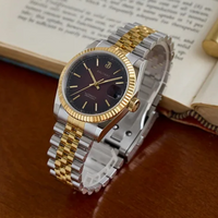 Baltany Men Automatic Watch 36mm Mechaical Wristwatch Sapphire Diver 10ATM Waterproof Luminous NH35