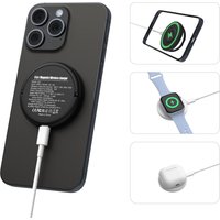 Magnetic 3 in 1 Wireless Charger For iPhone 12 13 14 15 16 17 Charging Sation for Samsung /Apple /Huawei watch and airpods