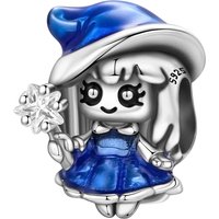 CYCUFF 925 Sterling Silver Magical Girl Cartoon Character Pendants Bracelet Necklace Charms Fit Jewelry Party Beads DIY Gifts