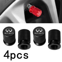 For Infiniti Q50 Q30 FX35 G37 G35 Q70 QX70 Q60 QX50 QX60 QX80 Car Wheel Tire Valve Caps Tyre Stem Covers Airdust Waterproof