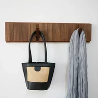 Coat Rack Hook Nordic Walnut Wall Clothes Racks Furniture for Home Dressing Rooms Piano Keys Coat Shelves Dress Hanger Room