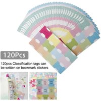 60/120Pcs Index Label Sticker Writable Book Pages Markers Index Tab Flags File Tabs Office Stationery Personalized Planner