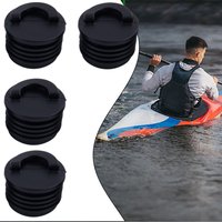 4pcs 3/4cm Marine Rubber Scupper Holes Plug- Boat Scupper Stopper Drain Holes Plug- Marine Supplies For Kayak Canoe Boat Parts