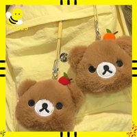 Rilakkuma Kawaii Cute Plush Keychain Backpack Pendant Couple Best Friend Girl Birthday Gifts