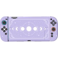Case for Nintendo Switch 2 Funda Cover Shell Dockable Protective Black Moon Phase TPU Switch 2 Accessories Controller JoyCon