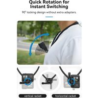 Silicone Neck Mount Soft for Gopro Hero 13 12 11 10 9 8 DJI OSMO Action 5 4 3 Insta360 X5/X4/X3 Mount Go Pro Accessories