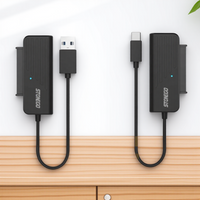 USB 3.0 Type C to SATA Hard Drive Converter Cable with UASP Adapter Compatible with Windows Linux Mac Android