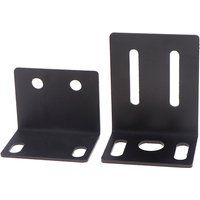 Hot Sale 1 Set Metal 1U Rack Mount Ear Mounting Jointing With Screw Cap For Frame Box High Qulaity Wireless System Receiver Host