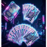 1pc Transparent PVC Waterproof Playing Cards Perfect for Home Travel or Table Games Best Card Games Gift Magic Tricks Props