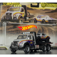 Original Hot Wheels Premium Team Transport FLF56 Diecast Car Alloy Model Honda Civic Camaro VW Off Road Vehicle Collectible