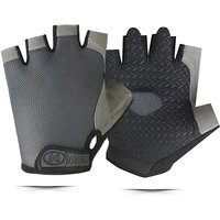 AliExpress NONE Half Finger Cycling Gloves Men Women Anti Slip Shock Breathable Summer Bicycle Fingerless Sports Gym Training Bike