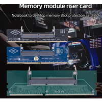 Laptop to Desktop RAM Adapter DDR4 DDR5 SO-DIMM to PC DIMM Converter Memory Upgrade Plug/Play for All Motherboard Configurations