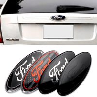 Car Front Grille Emblem Rear Trunk Lid Logo Sticker Decor For Ford Focus ST Ranger Mondeo Kuga Ecosport Fiesta Shelby MK2 Fusion