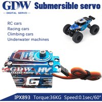GDW IPX893 White Dragon 36KG high torque waterproof digital servo Suitable for: 1/8 and 1/10 off-road vehicles TRX4 TRX6 RC car
