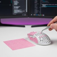 15*11cm DIY Anti-Slip Wireless Gaming Universal Style Mouse Sticker Sweat-Proof Mouse Grip Tape Wear-Resistant PC Desktop Laptop
