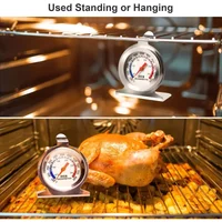 Stainless Steel Oven Thermometer for Ovens, Pizza Oven Accessories, Oven Measuring Instruments, Thermometer