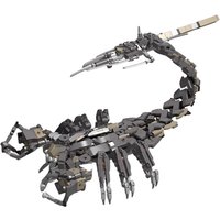 MOC Transform Into Robot Scorponok Building Block Model Insect World Poisonous Scorpion Building Block Assemble Toys Kids Gifts