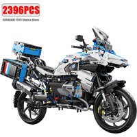 High Tech 1:5 Motorcycle City Sports Rapid Racing Motorbike Locomotive Moc Modular Brick Model Building Block Boy Gift Toy T4022 image 3