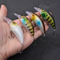 4pcs Rock Floating Crankbaits Fishing Lures Set Swimbait Topwater Hard Bait Artificial Wobblers For Trolling Carp Bass Pike Fish