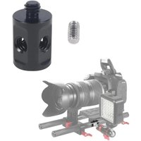 1/4 Screw Camera Dual Head Expansion Hole Adapter for Camera Stand Microphone Dual Head Expansion Hole Adapter