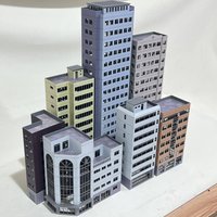 Diorama 1/87 HO Scale Building Model Plastic Assembly Model Kit Sand Table Decor Miniature DIY Train Model Accessories