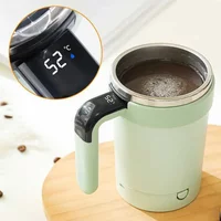 USB Automatic Detachable Coffee Cup Intelligent Temperature Measuring Rechargeable Mug Warm Coaster Magnetic Stirring Cup LIYI