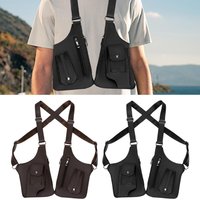 Neue Doppel Schulter Gurt Multi-Tasche Outdoor Anti-Diebstahl Angeln Tasche Wasserdichte PU Mehrzweck männer Umhängetaschen